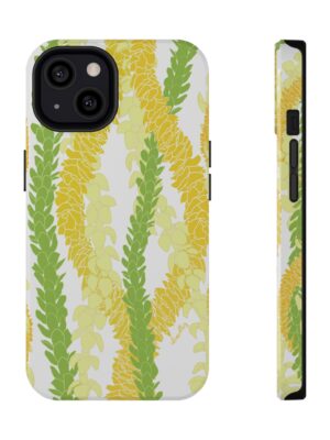 Triple Strand Ilima, Pakalana and Puakenikeni Flower Lei (White)